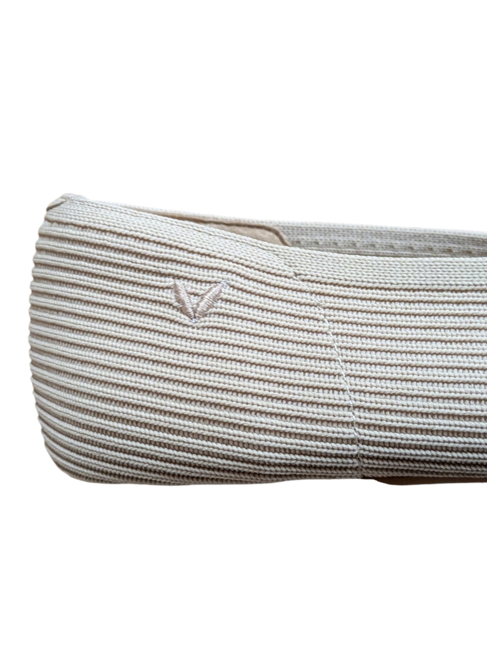 VIVAIA Margot Square Toe V-Cut Ballet Flats Almond Size 40 WIDE - Picture 5 of 10